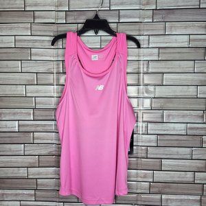 New Girl's‎ NB New Balance Tank Top Pink Sports Bra Size Large 14/16 Athleisure